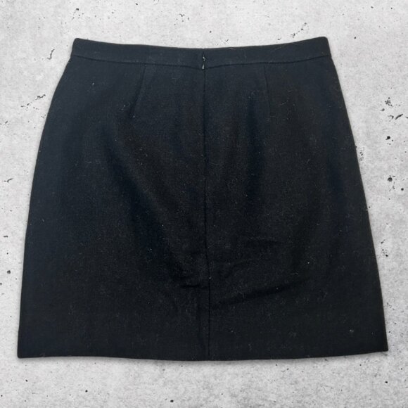 J.Crew Pencil Skirt Clean Tailored Lines‎ Houndstooth Pattern Black/White W 0P - Picture 2 of 10